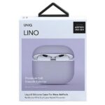 UNIQ Lino Case AirPods 3 gen.Silicone lavender - imagine 7