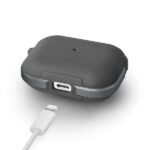 UNIQ Valencia Case AirPods Pro gunmetal grey Antimicrobial - imagine 2