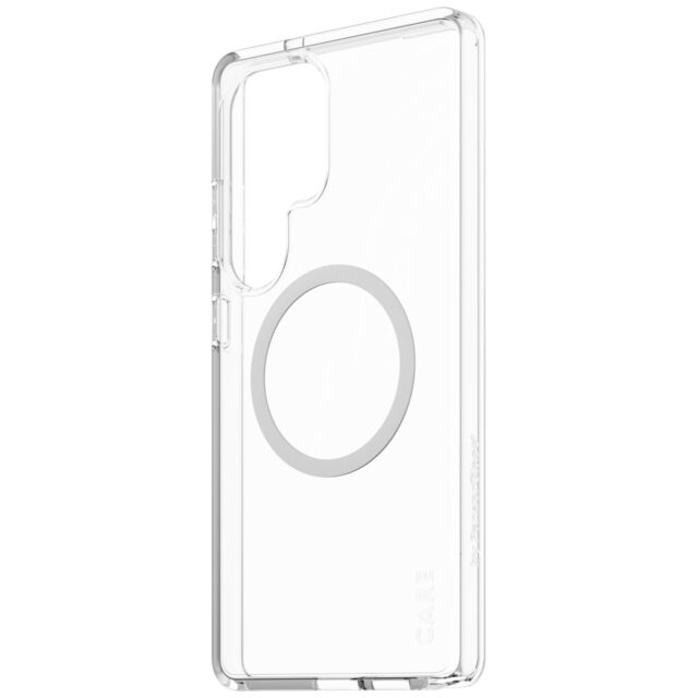 CARE by PanzerGlass Flagship Urban Combat White QI Case for Samsung Galaxy S25 Ultra Transparent - imagine 3