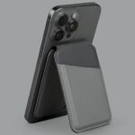 UNIQ Lyden DS magnetic wallet RFIDi phone stand grey-black/charcoal grey-black - imagine 3