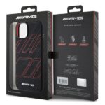 AMG AMHMP15M23SSPK iPhone 15 Plus / 14 Plus 6.7" black hardcase with Silicone Large Rhombuses Patter - imagine 8