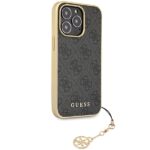 Guess GUHCP14LGF4GGR iPhone 14 Pro 6,1" grey hardcase 4G Charms Collection - imagine 4