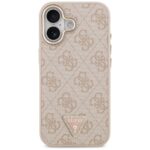 Case Guess 4G Triangle Logo MagSafe for iPhone 17 pink gold - imagine 3