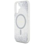 Case Guess HC Resin Bottom Glitter for iPhone 16 MagSafe silver - imagine 6