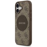 Case Guess 4G Circle Classic Logo        MagSafe for iPhone 17  brown - imagine 2