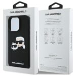 Karl Lagerfeld KLHMP16XSKCHPPLK iPhone 16 Pro Max 6.9" black hardcase Silicone Double Heads Pr - imagine 8