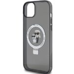 Karl Lagerfeld KLHMP15MHMRSKCK iPhone 15 Plus / 14 Plus 6.7" black hardcase Ring Stand Karl&Cho - imagine 6