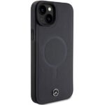 Mercedes MEHMP15S23RCMK iPhone 15 / 14 / 13 6.1" Black Hardcase Smooth Leather MagSafe - imagine 4