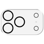 Protection for the camera lens 3MK Lens Pro Full Cover for Apple iPhone 17 Pro - imagine 3