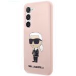 Karl Lagerfeld KLHCS23MSNIKBCP S23+ S916 hardcase pink Silicone Ikonik - imagine 2