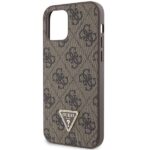 Guess GUHCP12MP4TDSCPW iPhone 12 / 12 Pro 6.1" brown hardcase Crossbody 4G Metal Logo - imagine 7