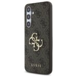 Guess GUHCS24FE4GMGBR S24 FE S721 brown hardcase 4G Big Metal Logo - imagine 2