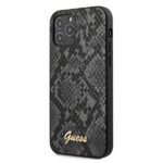 Guess GUHCP12LPUSNSMLBK iPhone 12 Pro Max 6,7" black hardcase Script Python Collection