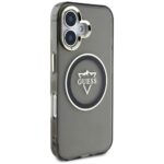 Case Guess IML Metal Mountain Logo MagSafe for iPhone 16 black - imagine 4