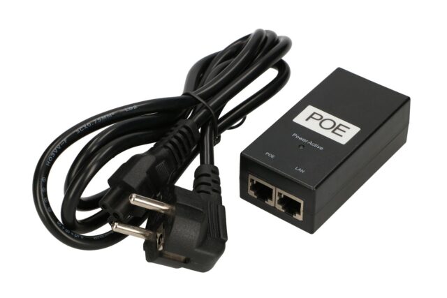 Extralink POE-48-24W | PoE Power supply | 48V, 0.5A, 24W, AC cable included - imagine 4