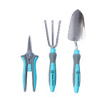 3-Piece Garden Tool Set, Shovel, Pruners, Rake