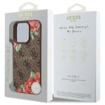 Guess GUHMP16LP4ROPEMCW iPhone 16 Pro 6.3" brown hardcase 4G Flowers Print MagSafe - imagine 8