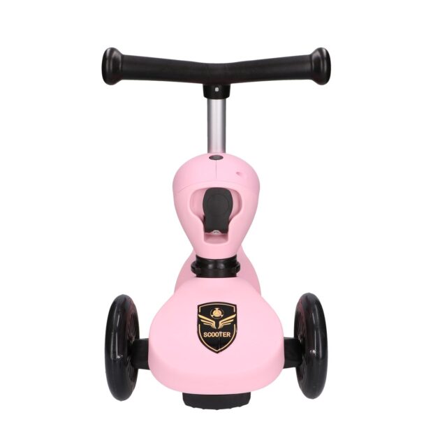 Extralink Kids Scooter Boss Ride Pink - Balance Bike for Kids - imagine 3