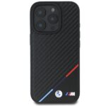 BMW BMHMP16X23PUDTK iPhone 16 Pro Max 6.9" black hardcase M Carbon Tricolor Line MagSafe - imagine 3