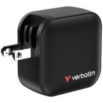 Wall Charger Verbatim Mini GaN 70W 2xUSB-C PD/1x USB-A QC black 32229 - imagine 6