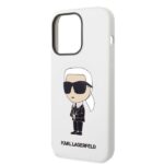 Karl Lagerfeld KLHCP14XSNIKBCH iPhone 14 Pro Max 6,7" hardcase white Silicone Ikonik - imagine 6