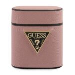 Guess GUACA2VSATMLPI AirPods cover pink Saffiano