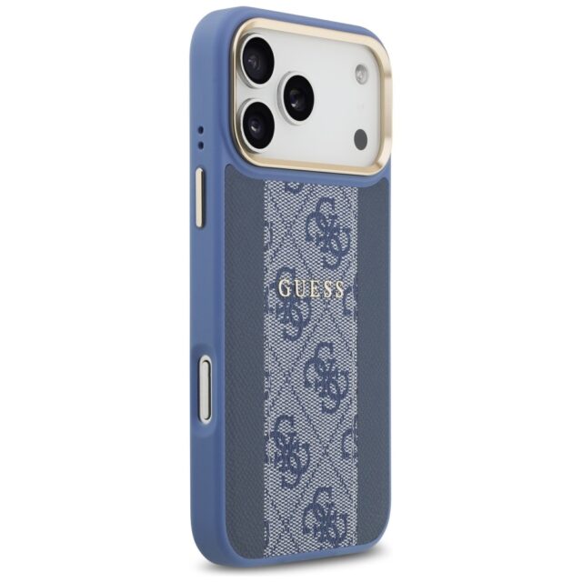 Case Guess 4G Stripe MagSafe for iPhone 17 Pro Max blue - imagine 4