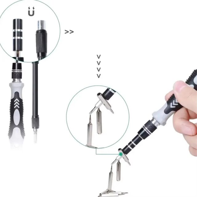 Extralink Precision Screwdriver Set, 118 in 1 Torx Screwdrivers and Precision Tools - imagine 4