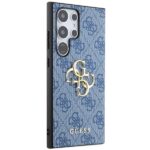 Guess GUHCS24L4GMGBL S24 Ultra S928 blue hardcase 4G Big Metal Logo - imagine 4