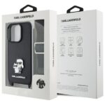 Karl Lagerfeld KLHCP16XSAKCPBK iPhone 16 Pro Max 6.9" black hardcase Saffiano Karl&Choupette - imagine 6
