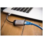 Verbatim Adapter USB-C - Eternetaluminum 49146 - imagine 3