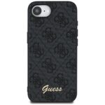 Case Guess 4G Script Logo MagSafe for iPhone 16e black - imagine 3