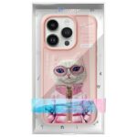 Nimmy case iPhone 15 Pro 6.1" pink Cool&Cute 2.0 Cat - imagine 10