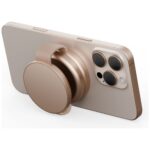 Wireless charger Energea Alumag Trio 3in1 Qi2 15W gold - imagine 2