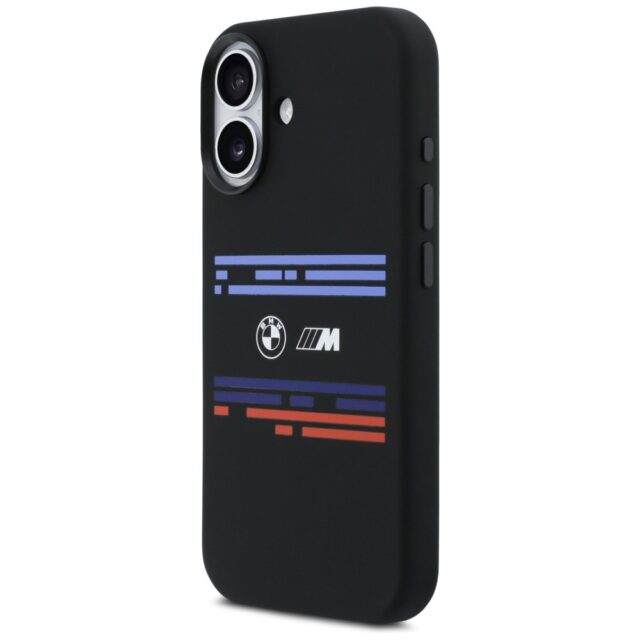 BMW M Silicon Horizontal Line MagSafe Case for iPhone 17 Black - imagine 2