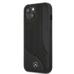 Mercedes MEHCP13SCDOBK iPhone 13 mini5,4" black hardcase Leather Perforated Area - imagine 2