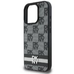DKNY DKHCP16XPCPTSSK iPhone 16 Pro Max 6,9" black hardcase Checkered Pattern & Printed Stripes - imagine 6