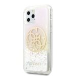 Guess GUHCN58LGIRGP iPhone 11 Pro hard case Gradient Liquid Glitter Circle Logo - imagine 2