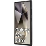 Case BMW BMHMS24L23RDCLK S24 Ultra S928 black hardcase Signature Leather Textured & Line MagSafe - imagine 5