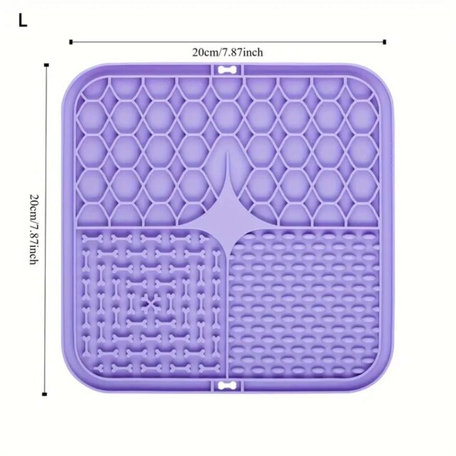 Licking Mat for Dogs and Cats Extralink Pets, Anti-Stress Soothing Slow Feed Pet-751 - imagine 3