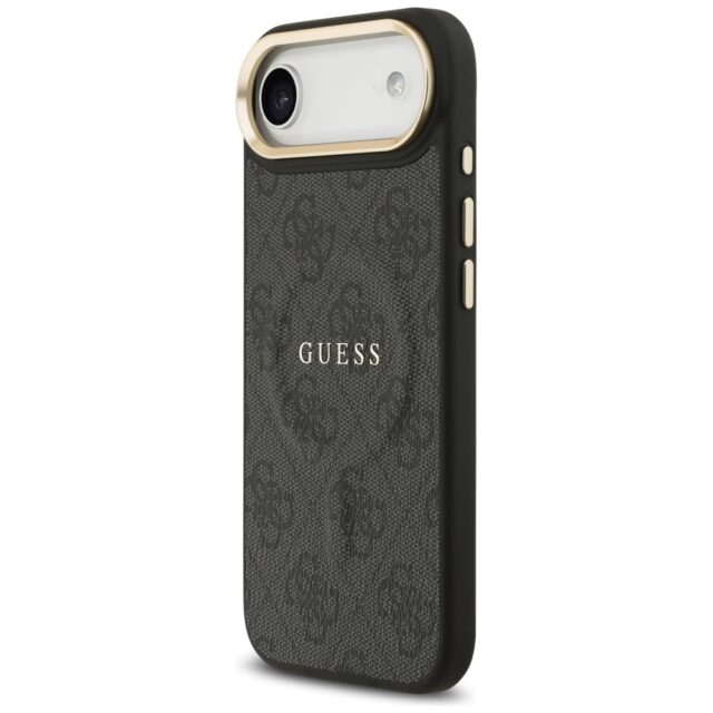 Case Guess 4G PU Classic Logo MagSafe for iPhone Air black - imagine 2