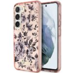 Guess GUHCS23MHCFWSP S23+ S916 pink hardcase Flower Collection