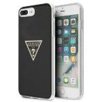 Guess GUHCI8LPCUMPTBK iPhone 8 Plus/7 Plus black hardcase Metallic Collection