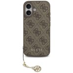 Guess 4G Charms Collection MagSafe case for iPhone 17 brown - imagine 2
