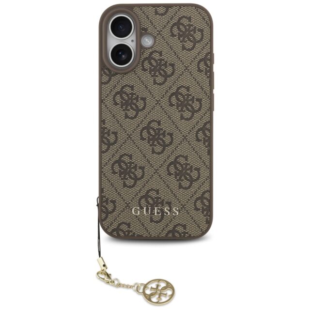 Guess 4G Charms Collection MagSafe case for iPhone 17 brown - imagine 2