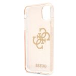 Guess GUHCN61PCUGL4GGO iPhone 11 6,1"/ Xr gold hard case Glitter 4G Big Logo - imagine 7