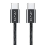 AWEI CL-219T USB-C to USB-C60W black iPhone 15 cable