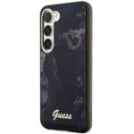 Guess GUHCS23SHTMRSK S23 S911 black hardcase Golden Marble Collection - imagine 2