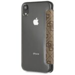 Guess GUFLBKI61GF4GBR iPhone Xr brown book 4G Charms Collection - imagine 5