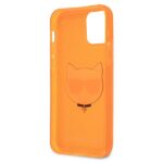 Karl Lagerfeld KLHCP12MCHTRO iPhone 12/12 Pro 6,1" orange hardcase Glitter Choupette Flu - imagine 7
